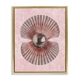thumbnail image 1 of Stupell Industries Art Deco Disco Ball Clam Pearl Gold Floating Frame Canvas Art, 25 x 31, by Lil' Rue, 1 of 7
