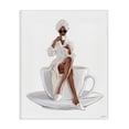 thumbnail image 1 of Stupell Industries Art Deco Fashionable Woman Morning Coffee Canvas Art, 16 x 20, by Ziwei Li, 1 of 7