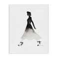 thumbnail image 1 of Stupell Industries Art Deco Girl in Black Dress Canvas Art, 16 x 20, by Simone Elum, 1 of 8