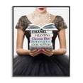thumbnail image 1 of Stupell Industries Art Deco Girl with Fashion Books Black Framed Giclee Art, 11 x 14, by Amanda Greenwood, 1 of 8