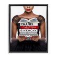 thumbnail image 1 of Stupell Industries Art Deco Glam Girl & Books Black Floating Frame Canvas Art, 17 x 21, by Amanda Greenwood, 1 of 8