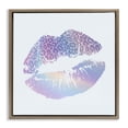 thumbnail image 1 of Stupell Industries Art Deco Glam Patterned Kiss Brown Floating Frame Canvas Art, 25 x 25, by Kim Allen, 1 of 7