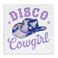 thumbnail image 1 of Stupell Industries Art Deco Purple Disco Cowgirl Hat Canvas Art, 30 x 30, by Amanda Greenwood, 1 of 7