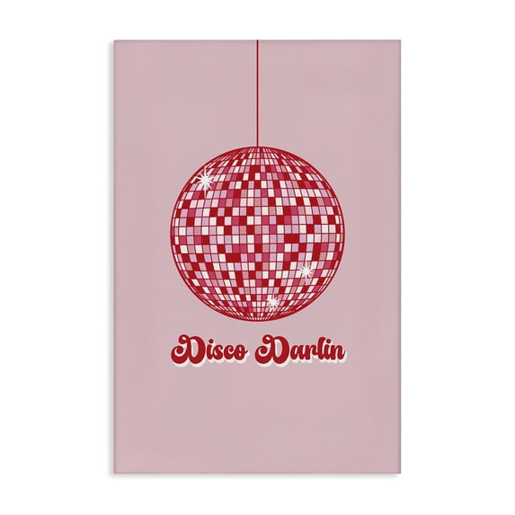 Stupell Industries Art Deco Retro Disco Darlin Canvas Art, 16 x 24, by JJ Design House LLC