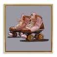 thumbnail image 1 of Stupell Industries Art Deco Roller Skates on Grey Gold Floating Frame Canvas Art, 25 x 25, by Amelia Noyes, 1 of 7
