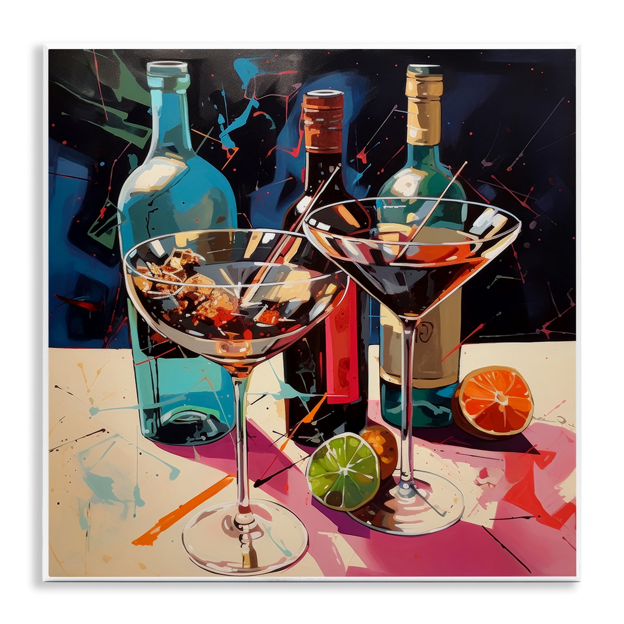 Stupell Industries Artsy Cocktails of Every Sip Wall Plaque Art, design by Lazar Studio