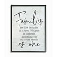 thumbnail image 1 of Stupell Industries As One Home Family Inspirational Word On Wood Texture Design Framed Giclee Texturized Art by Lettered and Lined, 1 of 8