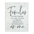 thumbnail image 1 of Stupell Industries As One Home Family Inspirational Word On Wood Texture Design Wall Plaque Art by Lettered and Lined, 1 of 3