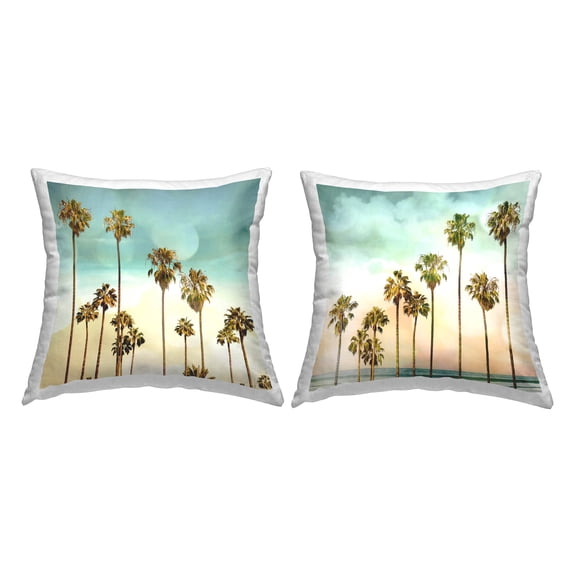 Stupell Industries Ascending Heights Palm Trees Decorative Printed Throw Pillow Design by Devon Davis.