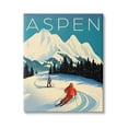 thumbnail image 1 of Stupell Industries Aspen Winter Ski Scene Graphic Art Gallery Wrapped Canvas Print Wall Art, Design by Ziwei Li, 1 of 7