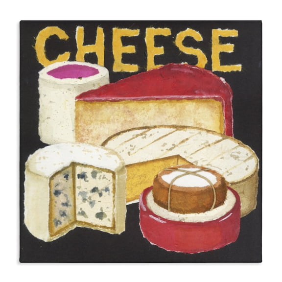 Stupell Industries Assorted Cheese Wheels Canvas Wall Art, design by Nancy Overton