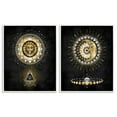 thumbnail image 1 of Stupell Industries Astral Eye & Moon Phases Astrology & Stars Painting White Framed Art Print Wall Art, 11 x 14, Set of 2, 1 of 2