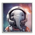 thumbnail image 1 of Stupell Industries Astronaut Elephant Portrait Animals & Insects Painting Gray Framed Art Print Wall Art, 17 x 17, 1 of 9