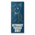 thumbnail image 1 of Stupell Industries Astronaut Parking Only Rocket Graphic Art Gallery Wrapped Canvas Print Wall Art, Design by Kim Allen, 1 of 7