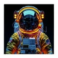 thumbnail image 1 of Stupell Industries Astronaut with Reflective Helmet Astrology & Stars Painting Wrapped Canvas Art Print Wall Art, 17 x 17, 1 of 8