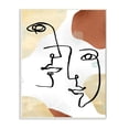 thumbnail image 1 of Stupell Industries Asymmetrical Linework Portraits Abstract Organic Shapes Wall Plaque, 10 x 15, Design by Ziwei Li, 1 of 6