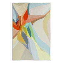 Stupell Industries Asymmetrical Soft Shapes Abstract Painting Unframed Art Print Wall Art, 10 x 15