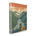 thumbnail image 1 of Stupell Industries At Home In Nature Phrase Camping Tent Mountains, 30 x 40, Design by Janelle Penner, 1 of 6