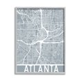 thumbnail image 1 of Stupell Industries Atlanta Georgia City Street Grid Geometric Transportation Lines, 16 x 20, Design by Daphne Polselli, 1 of 7