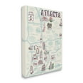 thumbnail image 1 of Stupell Industries Atlanta Georgia Destination Map City Landmarks Canvas Wall Art by Ziwei Li, 1 of 6