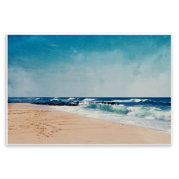 Stupell Industries Atlantic Waves Shoreline Wall Plaque Art, design by Dirk Wüstenhagen