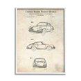 thumbnail image 1 of Stupell Industries Automobile Car Detailed Blueprint Diagram Patent Office Text Framed Wall Art, 16 x 20, Design by Karl Hronek, 1 of 7