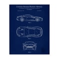 thumbnail image 1 of Stupell Industries Automobile Patent Blueprint Transportation Painting Gallery Wrapped Canvas Art Print Wall Art, 36 x 48, 1 of 8