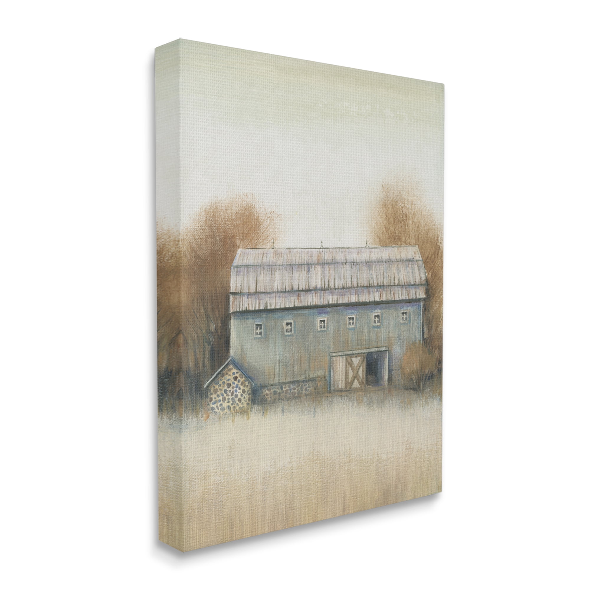 Stupell Industries Autumn Barn Doors Vintage Farm Landscape Canvas Wall Art by Tim O'Toole