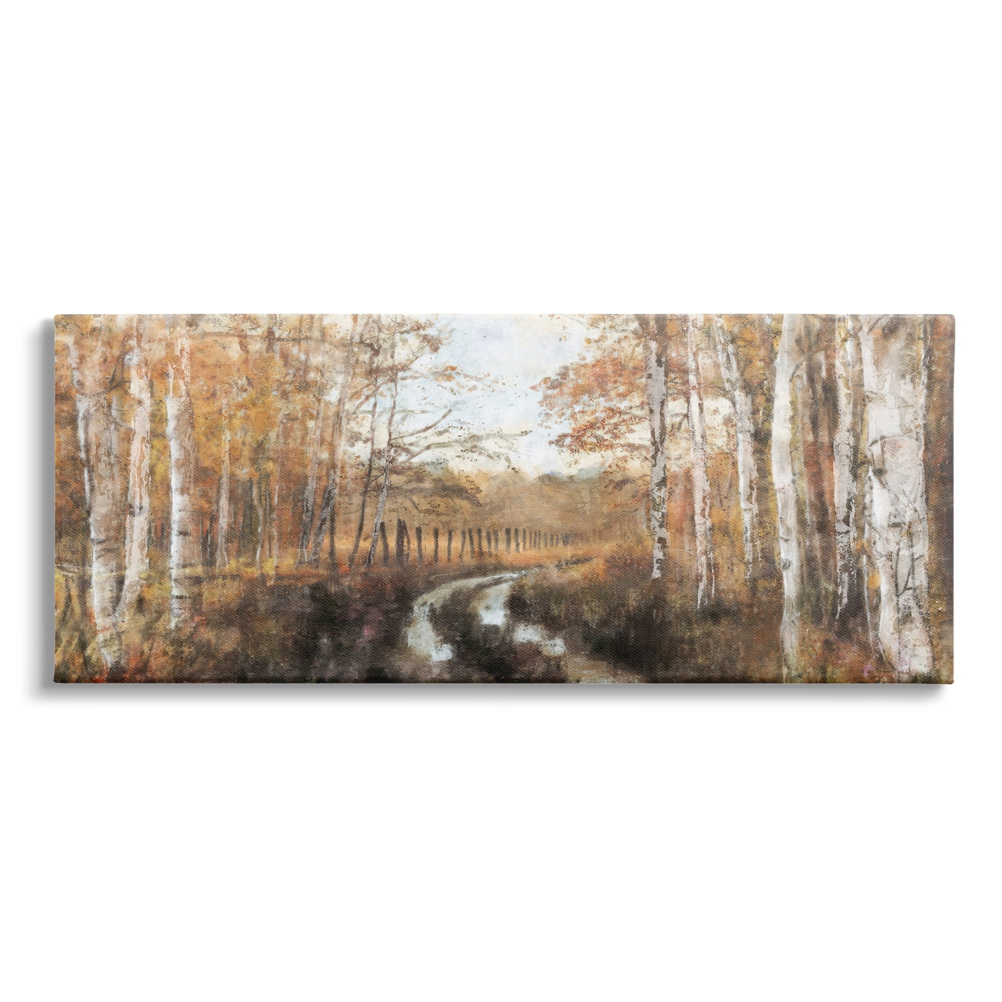 Stupell Industries Autumn Birch Tree Grove Scenery …