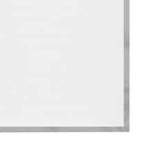 Autumn Birch Trees Abstract Leaves Gray Framed Giclee Art, 11 x 14, Made In USA