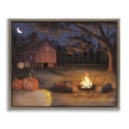 thumbnail image 1 of Stupell Industries Rustic Lodge Autumn Campfire Embers Brown Floating Frame Canvas Art, 21 x 17, by Billy Jacobs, 1 of 8
