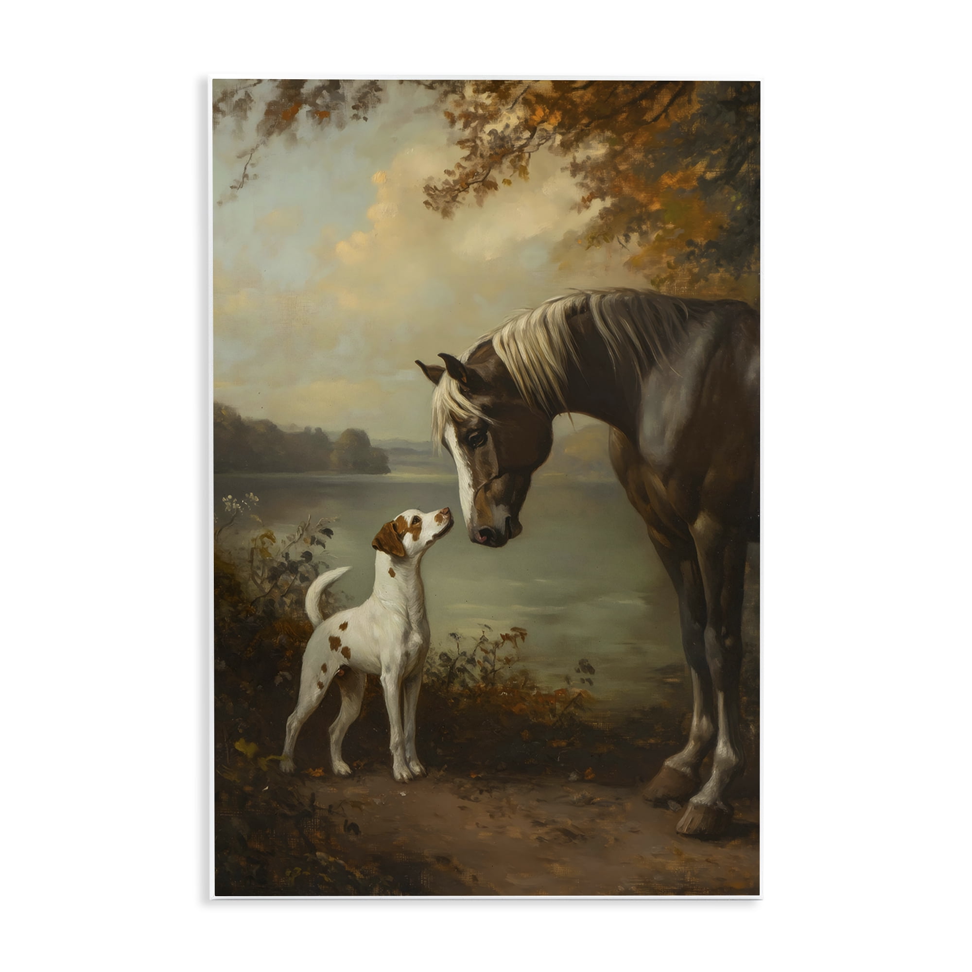 Stupell Industries Autumn Companions Hunting Party Wall Plaque Art, design by Petal Prints Design