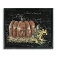 thumbnail image 1 of Stupell Industries Autumn Country Pumpkin Botanical & Floral Painting Black Floater Framed Art Print Wall Art, 21 x 17, 1 of 10