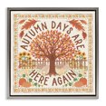 thumbnail image 1 of Stupell Industries Autumn Days Here Again Landscape Painting Gray Floater Framed Art Print Wall Art, 18 x 18, 1 of 10