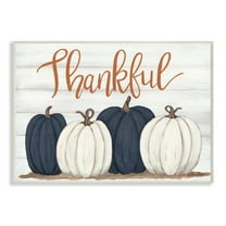 Stupell Industries Autumn Farm Pumpkin Harvest with Thankful Phrase Designed by Sarah Baker