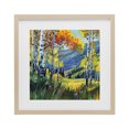 thumbnail image 1 of Stupell Industries Contemporary Autumn Golden Birch Grove Birch Framed Print Under Glass, 16 x 16, by Kate Jarvik Birch, 1 of 8