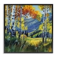 thumbnail image 1 of Stupell Industries Contemporary Autumn Golden Birch Grove Black Framed Giclee Art, 12 x 12, by Kate Jarvik Birch, 1 of 8