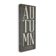 thumbnail image 1 of Stupell Industries Autumn Grey Wood Textured Fall Seasonal Word Design Canvas Wall Art by Stephanie Workman Marrott, 1 of 5