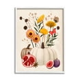 thumbnail image 1 of Stupell Industries Autumn Harvest Arrangement Pumpkin Pomegranate Fig Fruits, 24 x 30,Design by Grace Popp, 1 of 5