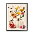 thumbnail image 1 of Stupell Industries Autumn Harvest Arrangement Pumpkin Pomegranate Fig Fruits, 24 x 30,Design by Grace Popp, 1 of 5
