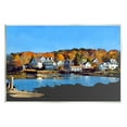 thumbnail image 1 of Stupell Industries Autumn Lake Dock Foliage Town & City Photography Unframed Art Print Wall Art, 1 of 6