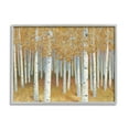 thumbnail image 1 of Stupell Industries Autumn Leaves Birch Tree Landscape Rustic Forest Landscape Painting Gray Framed Art Print Wall Art, 24 x 30, 1 of 7