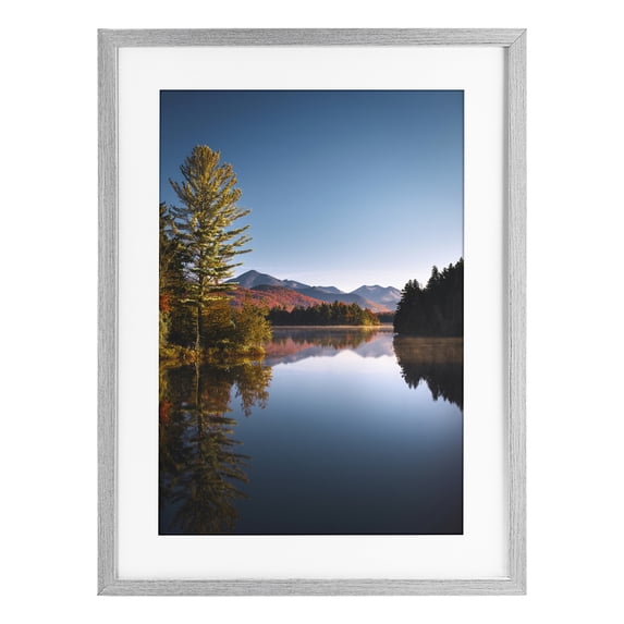 Stupell Industries Coastal Autumn Morning Wilderness Gray Framed Print Under Glass, 17 x 23, by Jonathan Zaharek