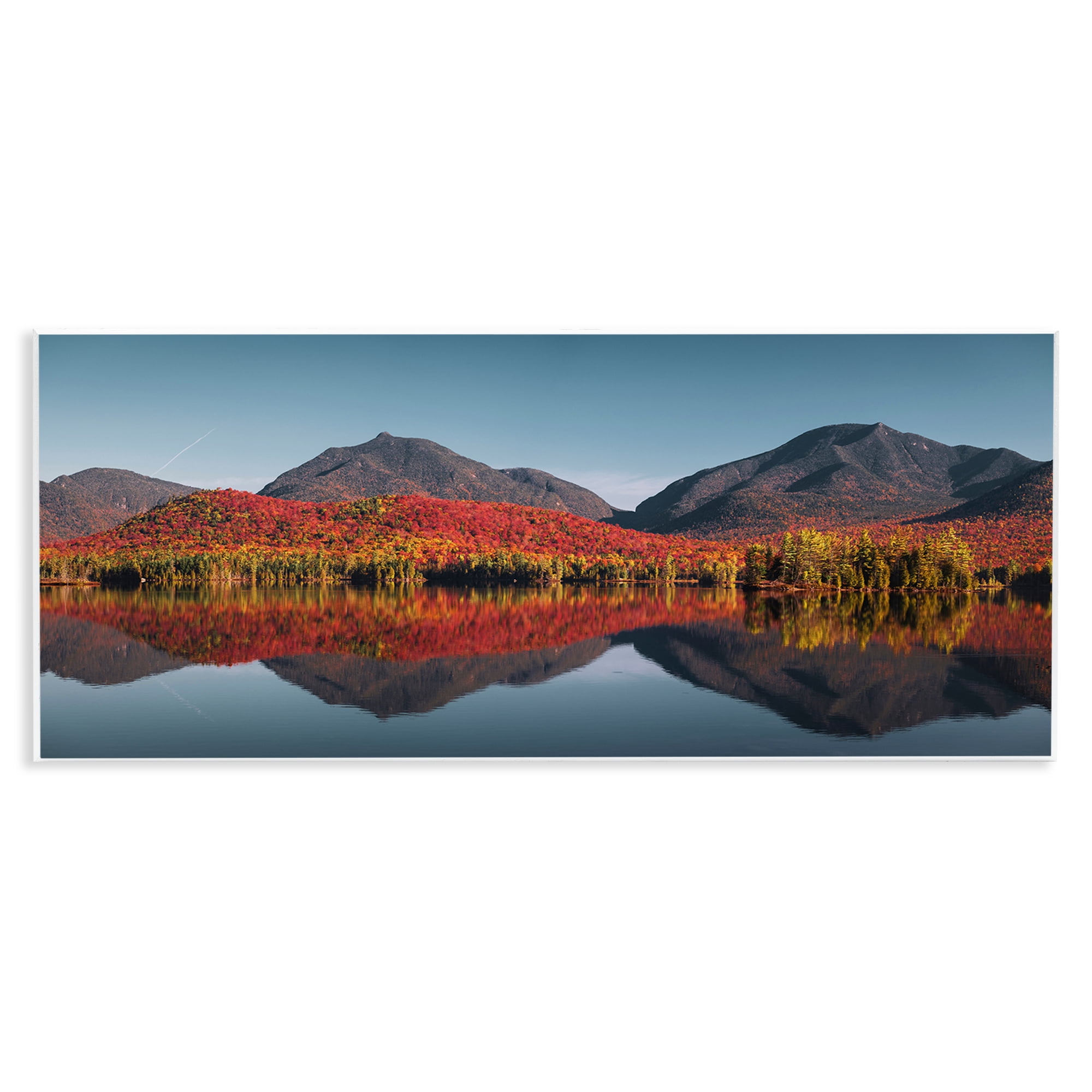 Stupell Industries Autumn Panorama Reflections Wall Plaque Art, design by Jonathan Zaharek