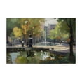 thumbnail image 1 of Stupell Industries Transitional Autumn Reflections at Park Fountain Canvas Art, 45 x 30, by Creative Studio, 1 of 8