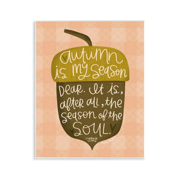 Stupell Industries Autumn Season Of My Soul Quotes and Sayings Painting Unframed Art Print Wall Art, 11 x 14