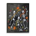 thumbnail image 1 of Stupell Industries Autumn Skeletons with Coffee Holiday Painting Black Framed Art Print Wall Art, 11 x 14, 1 of 8