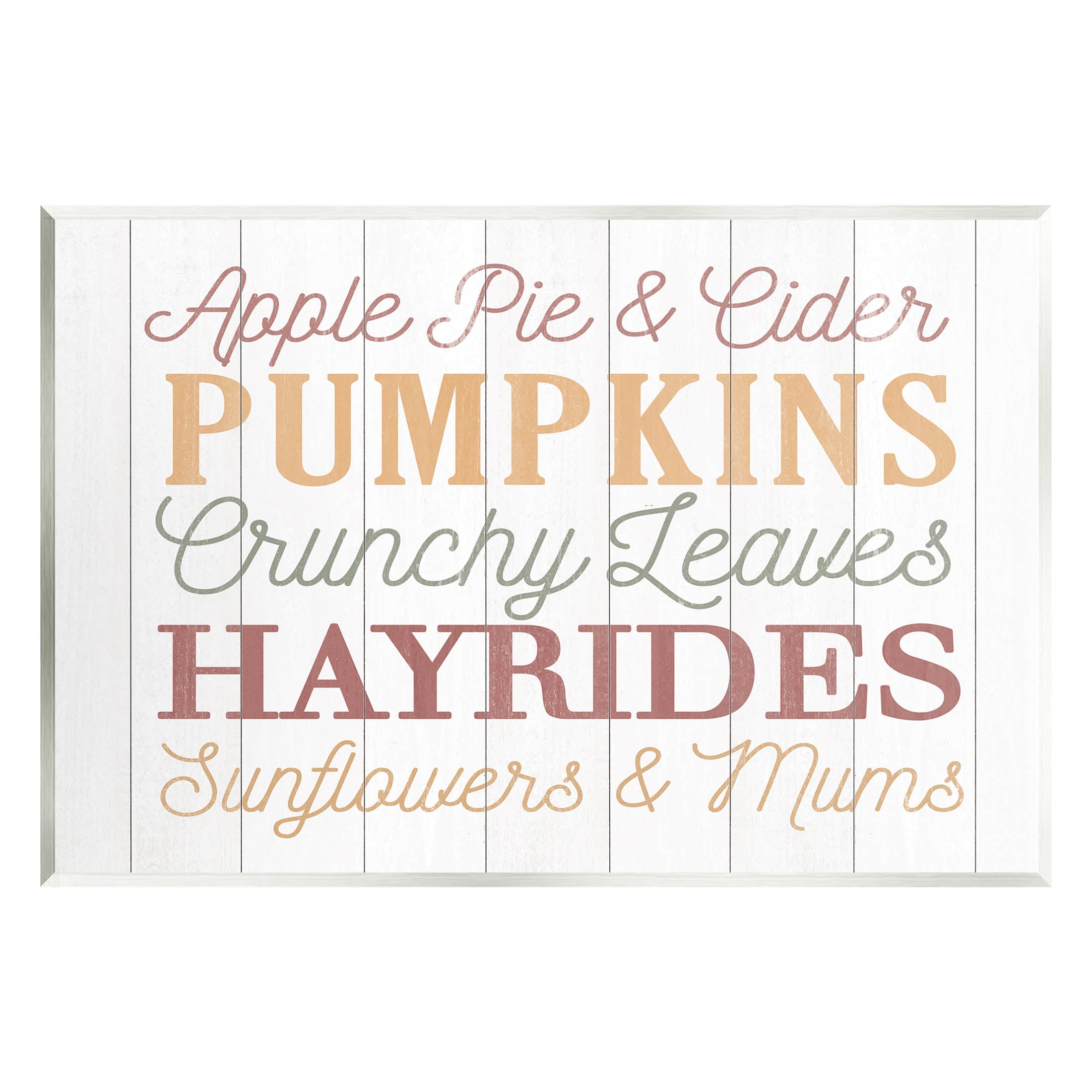 Stupell Industries Autumnal Fun Activities List Graphic Art Unframed Art Print Wall Art, Design by Dogwood Portfolio
