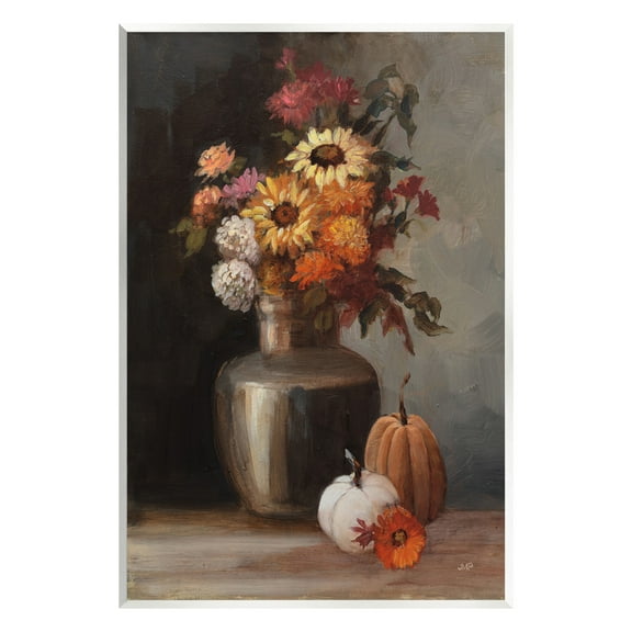 Stupell Industries Autumnal Still Life Botanical & Floral Painting Unframed Art Print Wall Art, 10 x 15