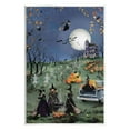 thumbnail image 1 of Stupell Industries Autumnal Witches Scene Holiday Painting Unframed Art Print Wall Art, 10 x 15, 1 of 7